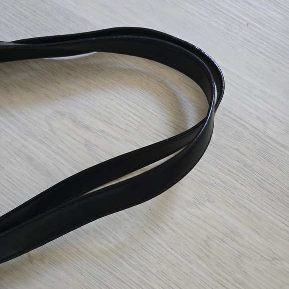 Victoria's Secret Limited Edition Black Faux Leather Bag with Tassels - Picture 4 of 6